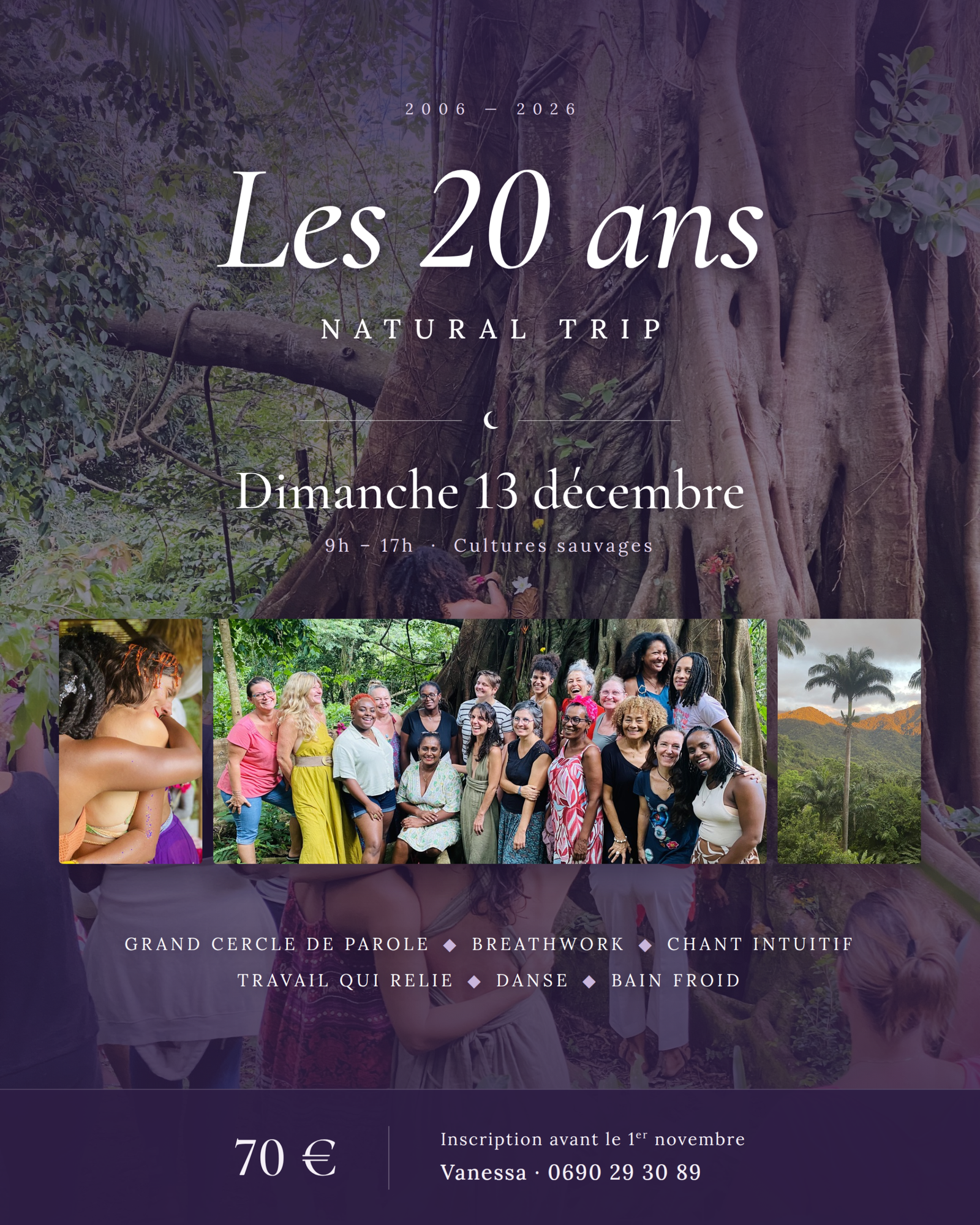 Les 20 ans de Natural Trip — dimanche 13 décembre