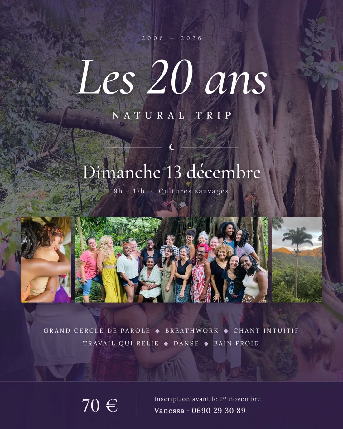 Les 20 ans de Natural Trip — dimanche 13 décembre